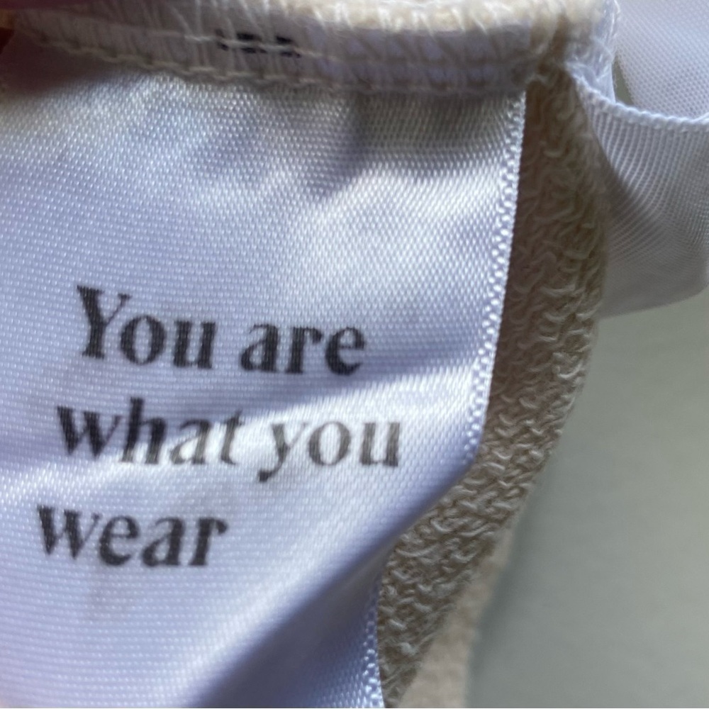 Mate The Label Donny Spritz Oversized Cropped Sweatshirt Organic Cotton Lounge - Picture 6 of 10
